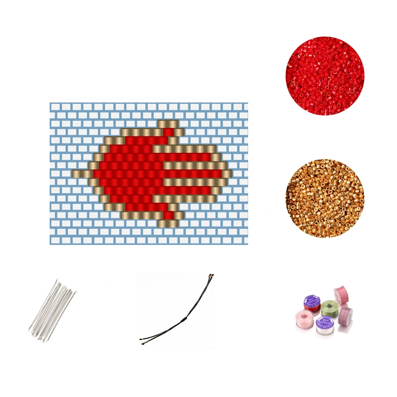 

FAIRYWOO Gothic Palm Jewelry DIY Bracelet Kit For Women Miyuki Beaded Figure Bracelets Accessories kit for Women Wholesale