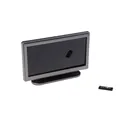 1 комплект миниатюрный широкий экран для кукольного домика телевизор с плоским ЖК-экраном пульт дистанционного управления серый ролевые игрушки Аксессуары для кукольного домика