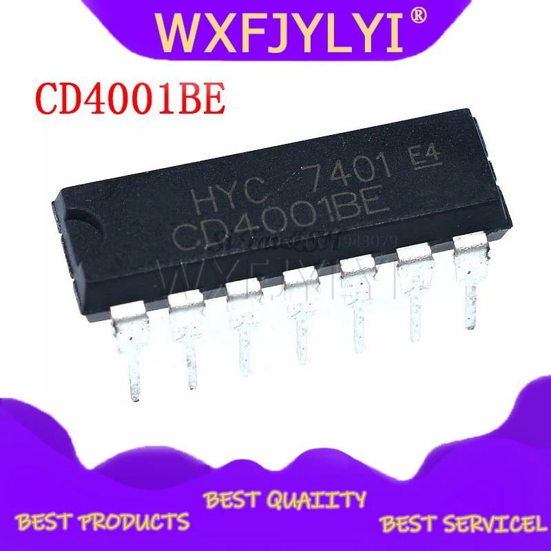 10 шт./лот CD4001BE 4001 DIP14 Новый|lot|lot lot |