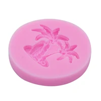 palm tree silicone mold fondant mould cake decorating tools chocolate gumpaste mold sugarcraft kitchen accessories