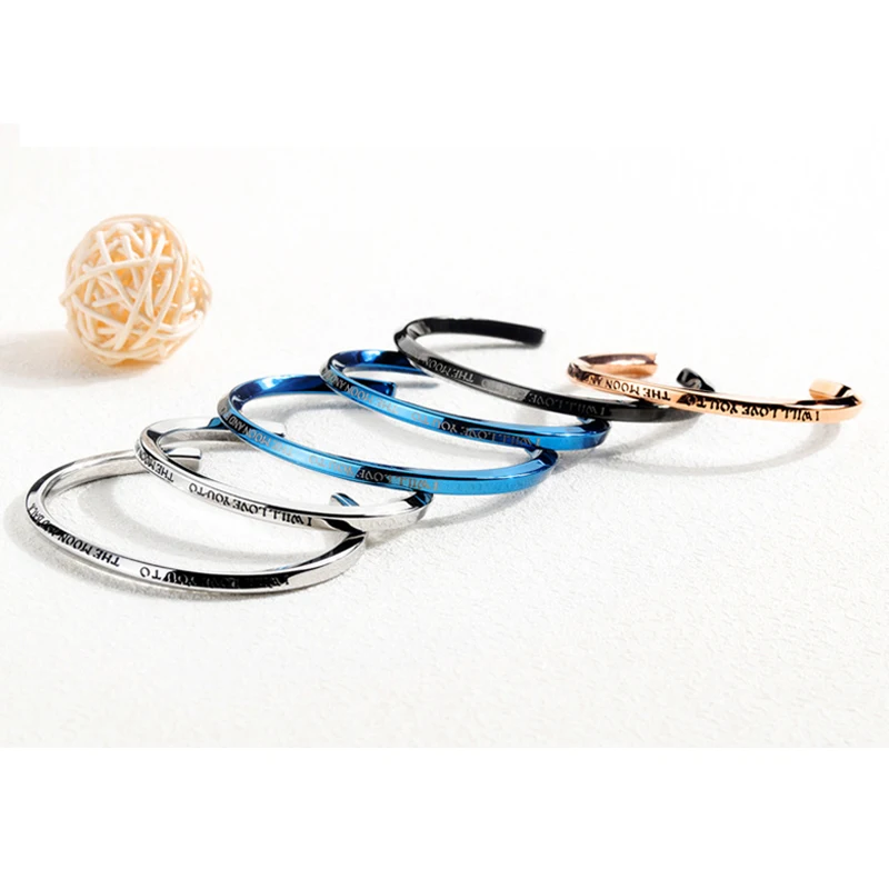 4 9 мм ширина пара браслетов браслеты из нержавеющей стали серебро золото синий