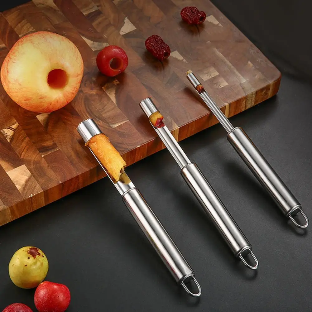 

Stainless Steel Jujube Core Seeds Remover Separator Pitter Kitchen Gadget Apple Corer Remover pepper Remove Pit Accessories