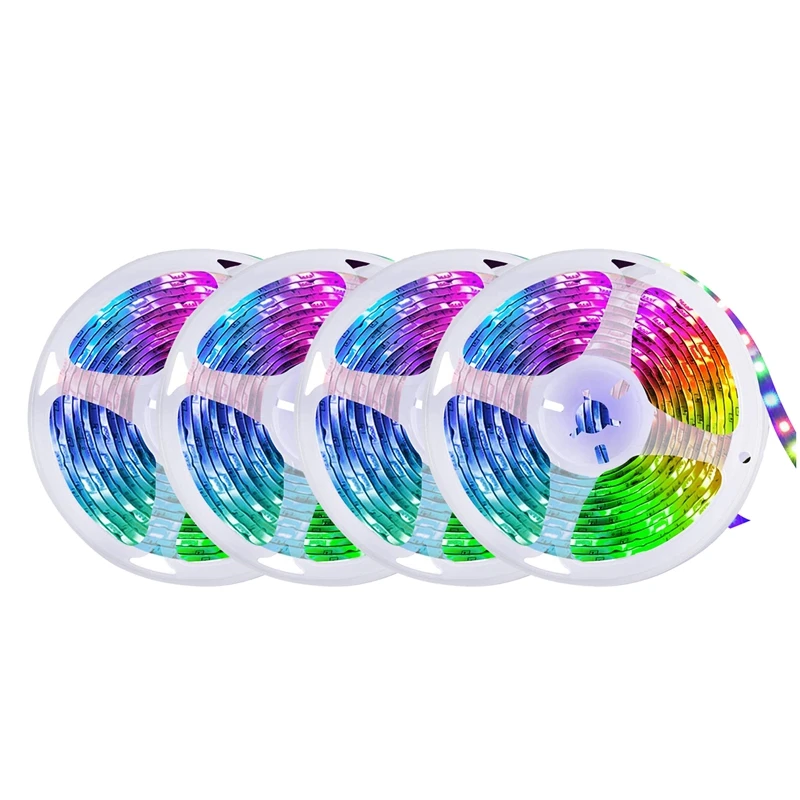 

LED Strip Lights 5050 RGB 20M with 44 Keys Remote for Room Bar Party