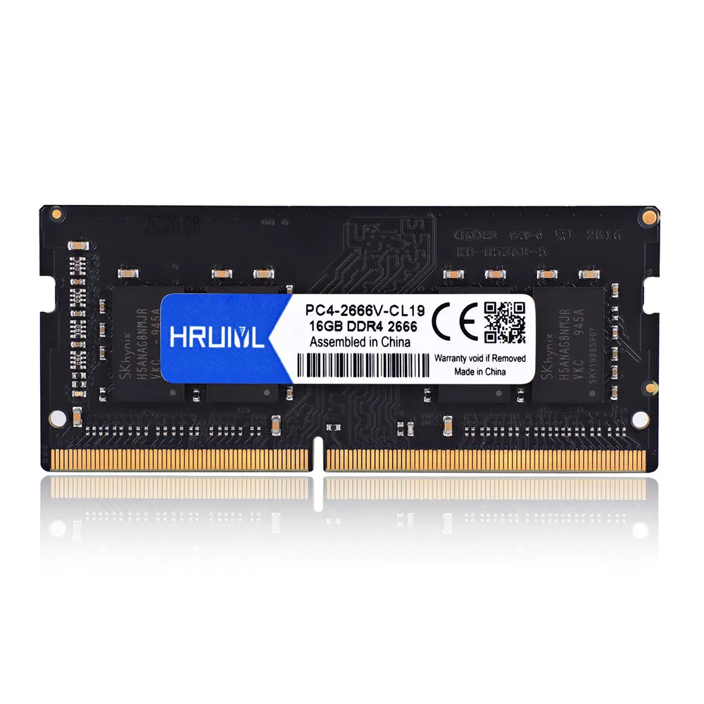 HRUIYL Laptop DDR4 4GB 8GB 16GB 4G 8G 16G notebookRAM Memory DDR 4 PC4-17000 PC4-19200 2133 2400 2666 mhz Memoria 260-pin SODIMM |