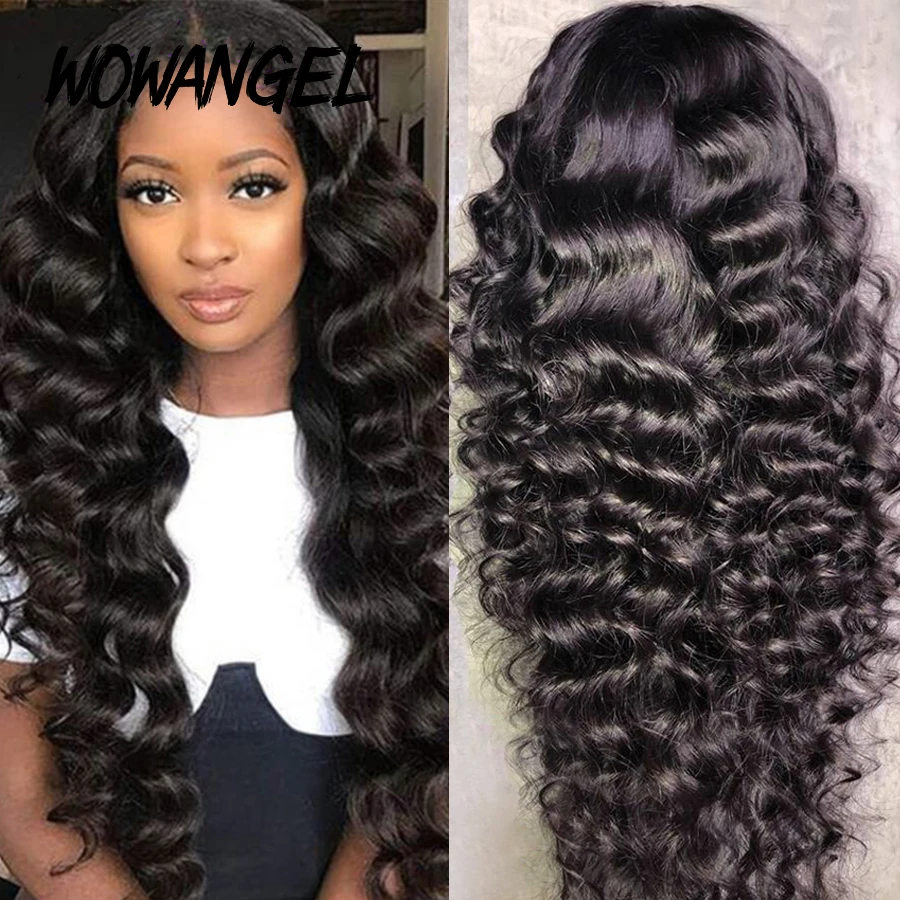 Парик 13X4 Невидимый фронтальный на сетке 32 дюйма 34 | Шиньоны и парики