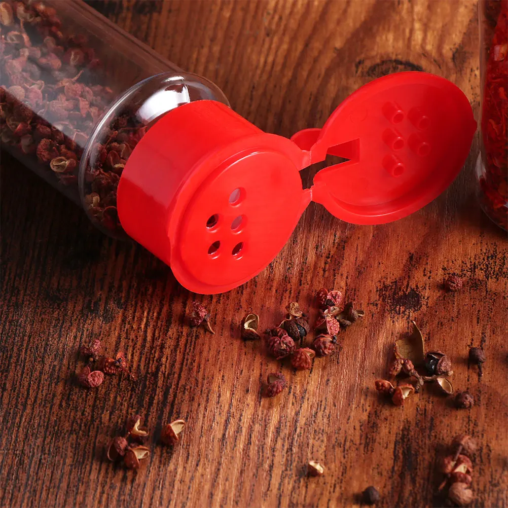 Plastic Spice Pot Seasoning Bottles Pepper Shakers Salt Jar Condiment Can Cruet Organizer Storage for Barbecue Kitchen | Дом и сад