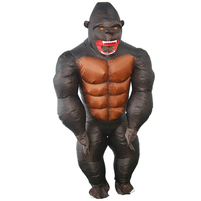 

Halloween King Kong Inflatable Costume Dinosaur Costume Stage Performance Props Funny Costumes Festival Activities For Adult Kid