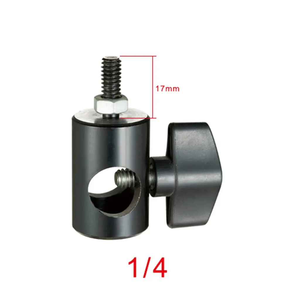 Durable Universal Metal Speedlite Thread Adapter Screw Light Stand Bracket with Mount Swivel Photographic Lighting |