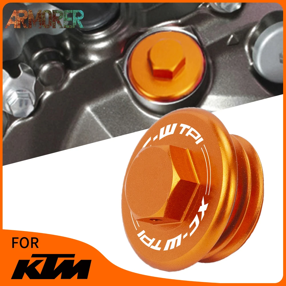 

Motorcycle Crankcase Cap Engine Oil Filler Screw Cover Plug For KTM 150 250 300 EXC TPI EXC Six Days TPI 300XC TPI 350XC-W TPI