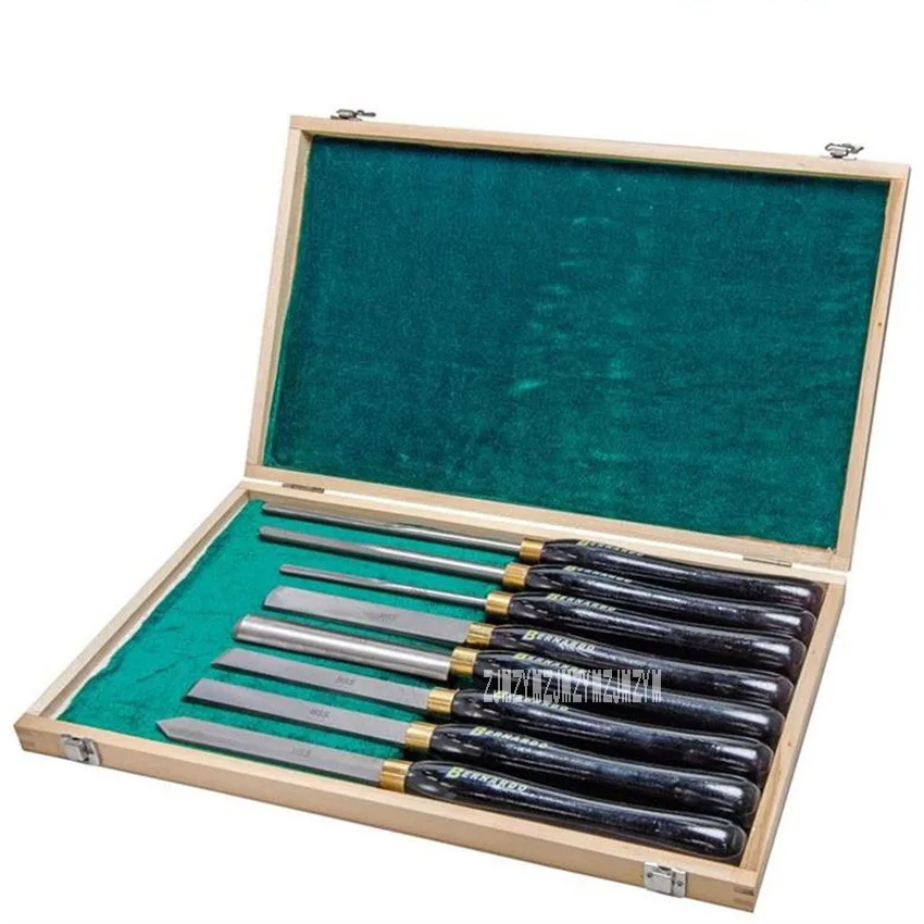 

Новое поступление, деревообрабатывающий нож, набор из восьми частей, токарный инструмент из быстрорежущей стали, деревообрабатывающий нож,...