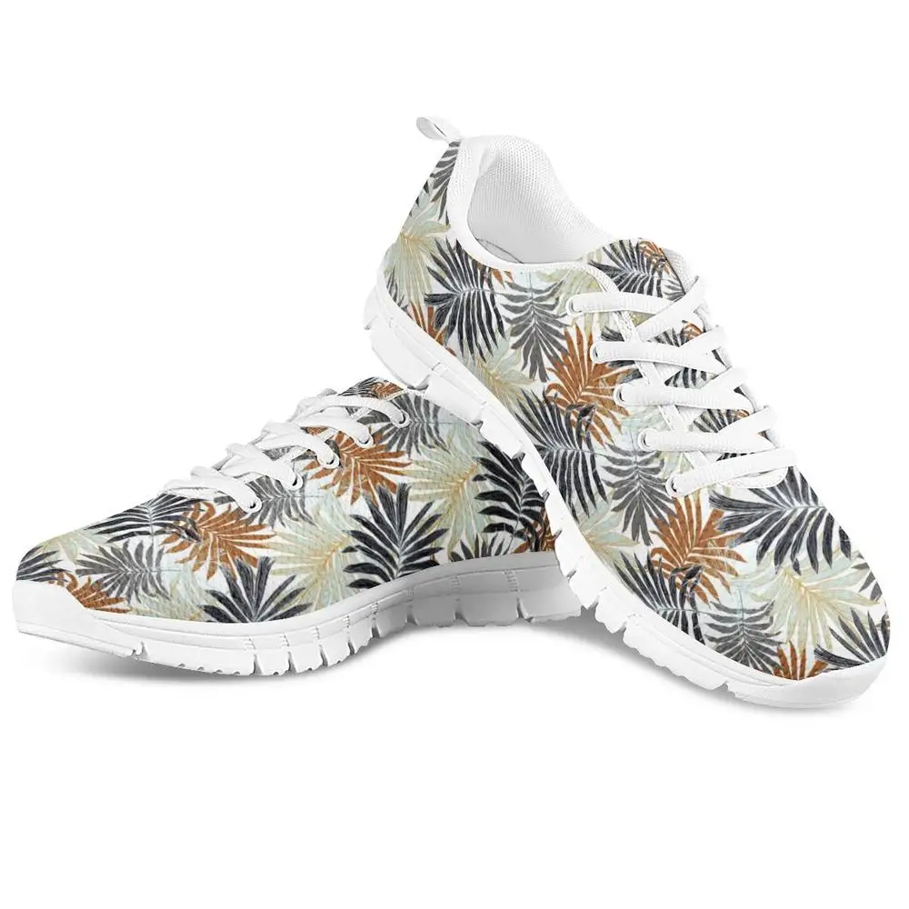 

Кроссовки женские весенне-осенние, дышащие, с тропическим узором