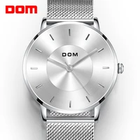 dom watch men fashion sport quartz clock mens watches top brand luxury business waterproof watch relogio masculino m 1289d 7m