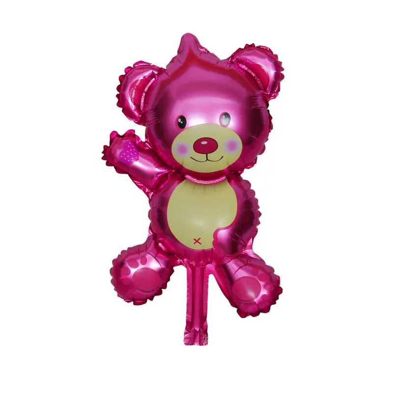 1 шт. миниатюрный мультяшный Мишка Тедди обезьяна фольгированный шар День