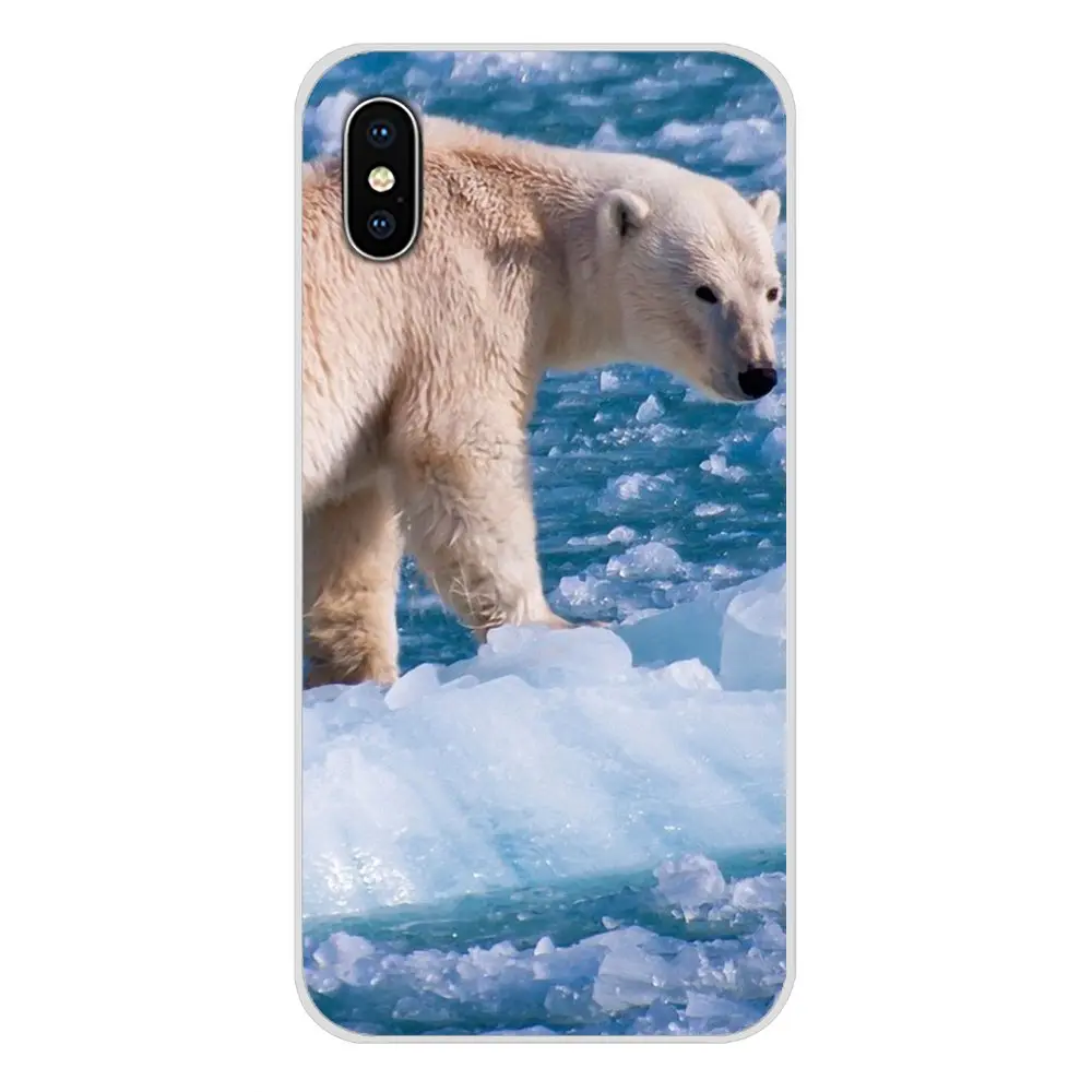 Аксессуары для телефона Чехлы Прекрасный белый полярный медведь Samsung Galaxy J1 J2 J3 J4 J5