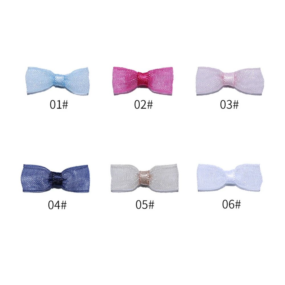 

1PC Bowknot Nail Art Decoration Japanese Style Charm Chiffon Organza Net Yarn Nail Art Bow Jewelry Manicure Accessories