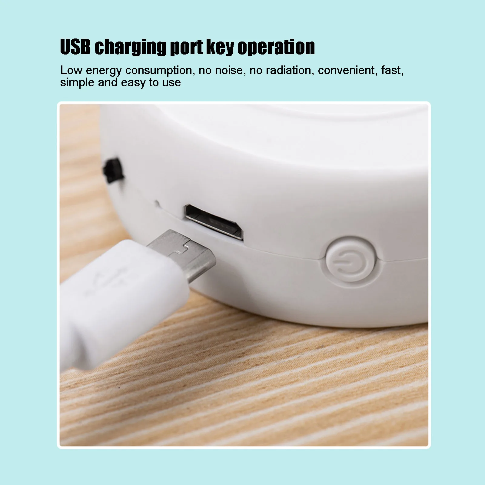 

Mini Air Purifier Portable Lollipop Hanging Air Fresher Durable USB Charging Rechargeable For Home Office Quiet Enough Cleaner