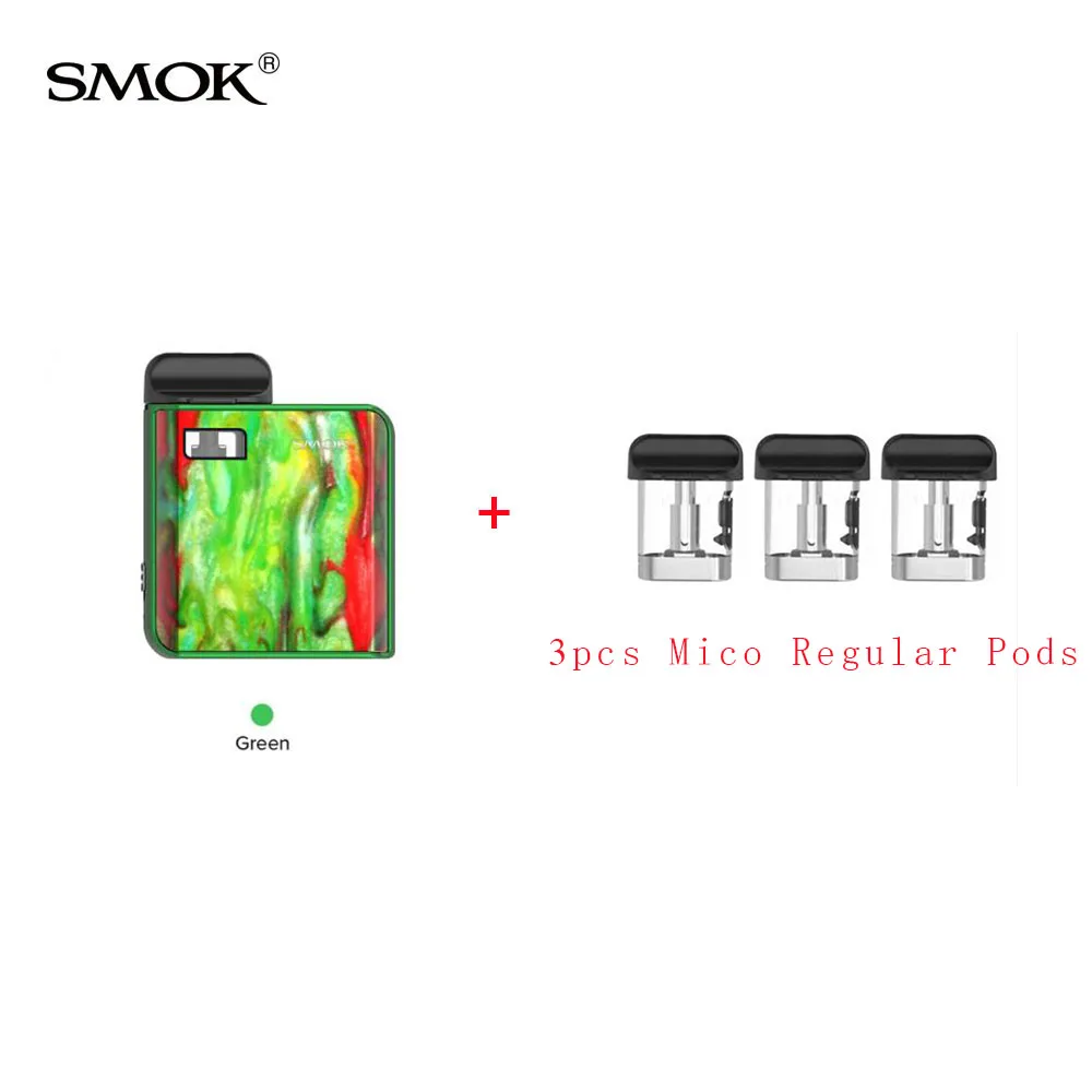 Электронных сигарет Smok Mico Pod Vape комплект 700 мА/ч испаритель Mod 1 7 мл Системы Kit