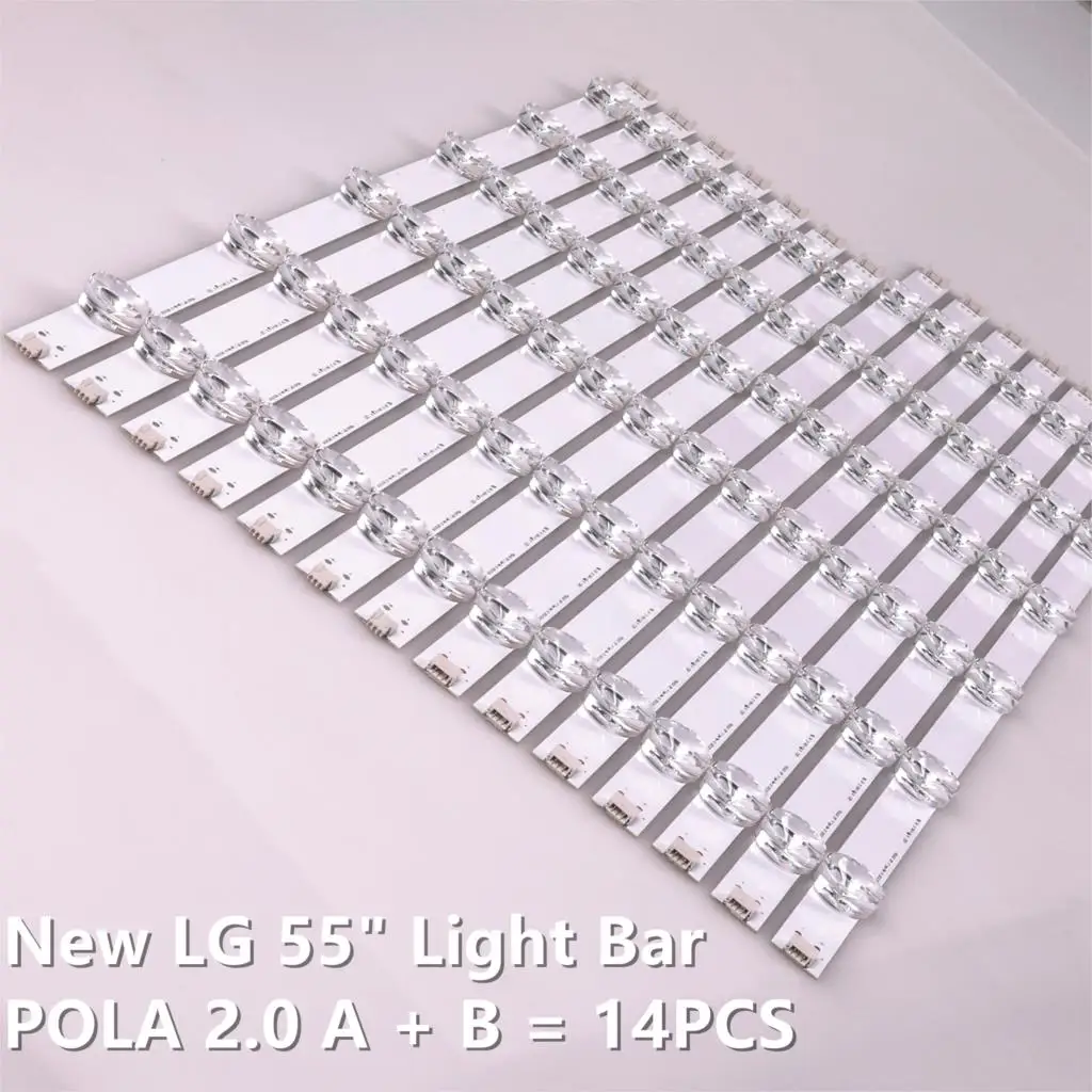 Светодиодная лента LZ55O1LCEPWA A B для телевизора LG 55 дюймов 55LN5400 55LN5200 INNOTEK POLA2.0 R типа L 14