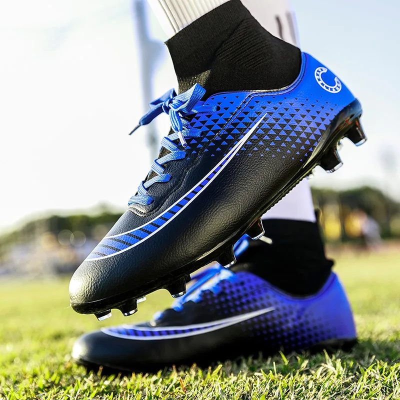 Высокие защитные ботильоны для школьников детей мальчиков и девочек футбольные