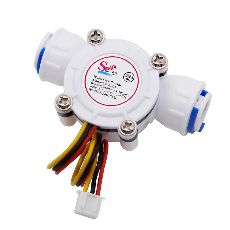Датчик расхода воды DN8 ND10 0 3 10l/minPE измеритель для труб 6l/MIN расходомер G1/4 дюйма G3/8