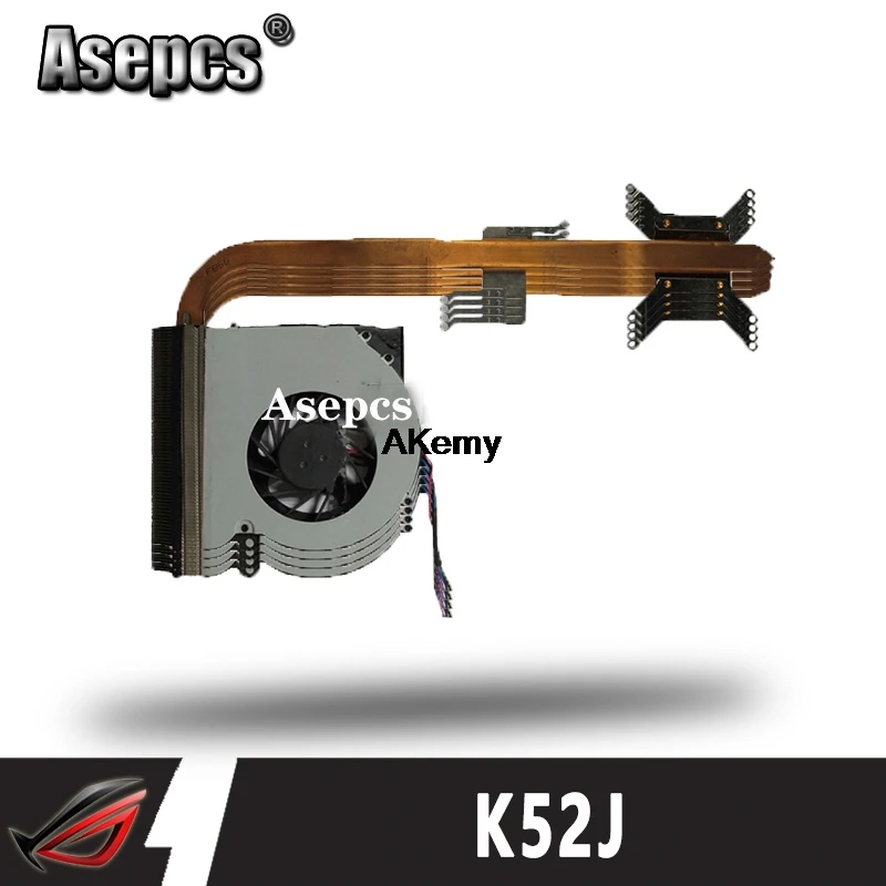 

Akemy оригинальный вентилятор охлаждения для ноутбука For Asus coolerK52 K52F A52F X52F P52F k52J P52J A52J X52J K52D X52D радиатор процессора