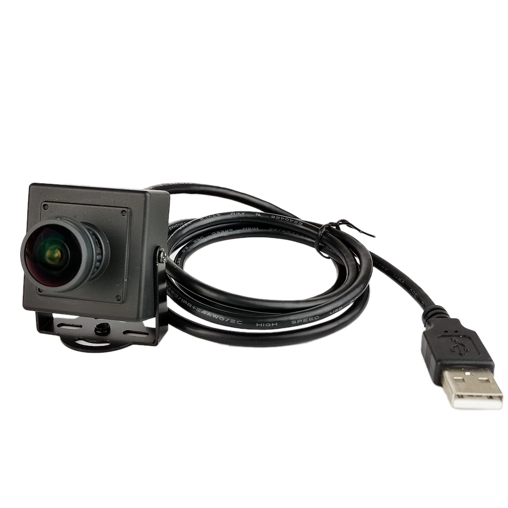 1080P HD Mini CMOS OV2710 Security Webcam 2MP 30fps Wide Angle 170degree Fisheye Lens UVC OTG Usb Camera For PC Computer Laptop |