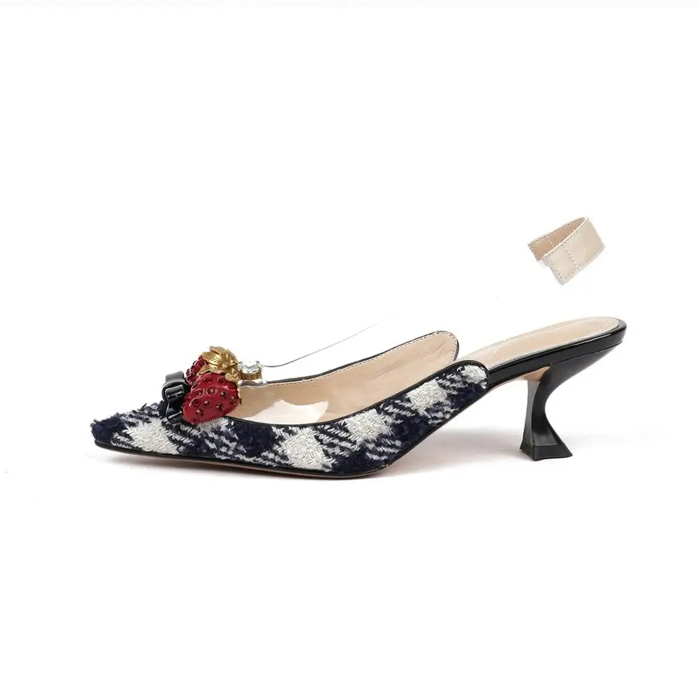 Сезон весна-лето коллекция 2020 года женские босоножки на высоком каблуке 6 см