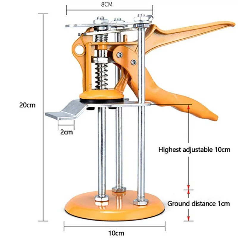 Upgrade Wall Tile Locator Height Adjustment Top Device Manual Lifting Positioning Leveler Padding Bricklayer Paving | Инструменты
