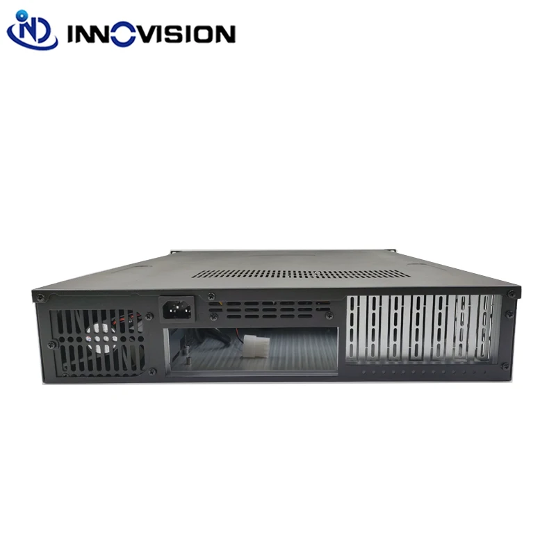 Чехол для компьютера 2U ATX M/B с раскладными слотами карт PCI PCIe полудлиной 7 дюймов|2u