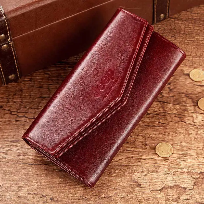 New Rfid Women Leather Wallet Female Coin Purse Hasp Portomonee Clutch Money Bag Lady Handy Card Holder Fashion Long Walet | Багаж и сумки