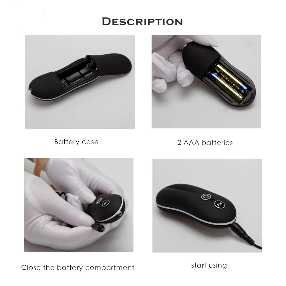 10 скоростей анальные шарики Вибратор Анальная пробка Стимулятор клитора женская