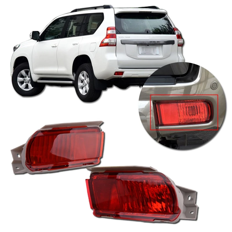 81580-0G020 отражатели заднего бампера задние фары крышка без лампы для Toyota Land Cruiser Prado