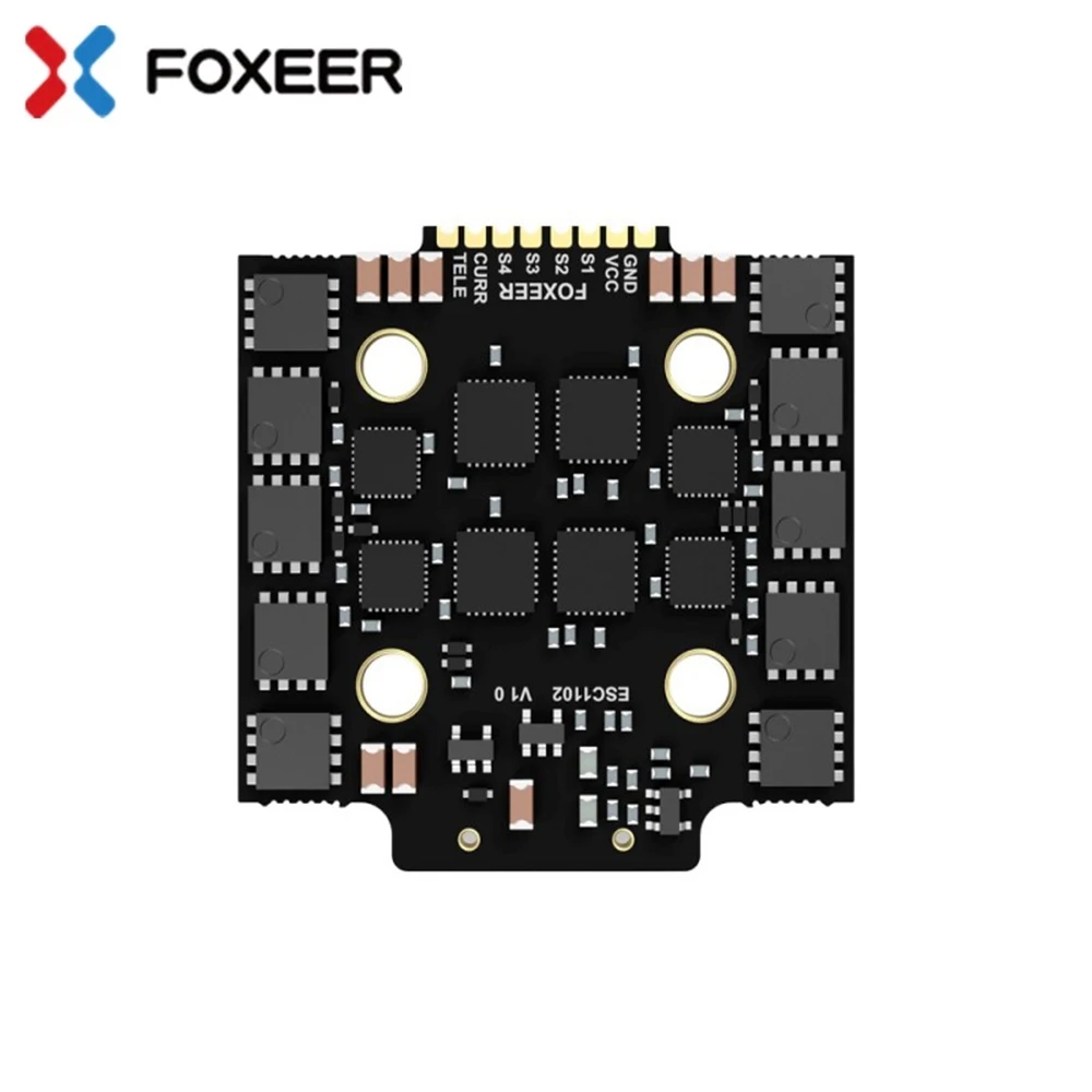 Foxeer Reaper Mini ESC 60A BLHELI32 4 в 1 бесщеточный 20x20 мм 3-8S DSHOT1200 для контроллера полета стек FPV