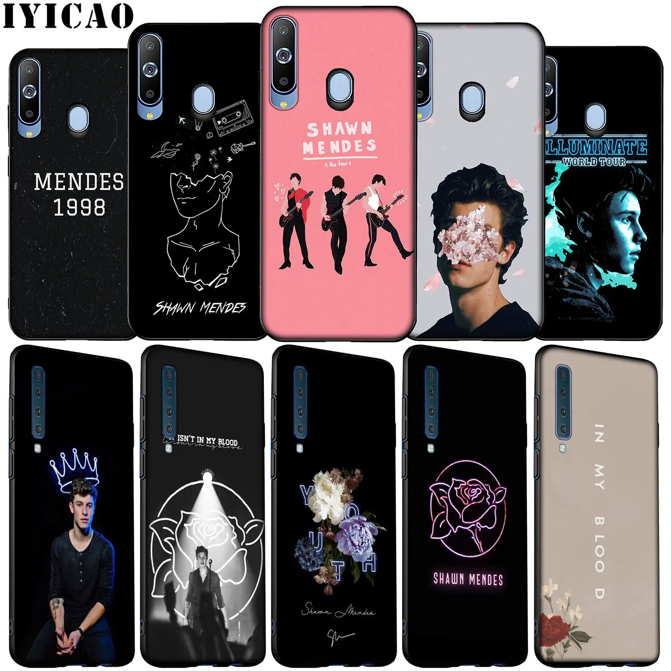 IYICAO Hot singer Shawn Mendes Soft Silicone Case for Samsung Galaxy A70 A50 A60 A40 A30 A20 A10 M10 M20 M30 M40 A20E Cover | Мобильные