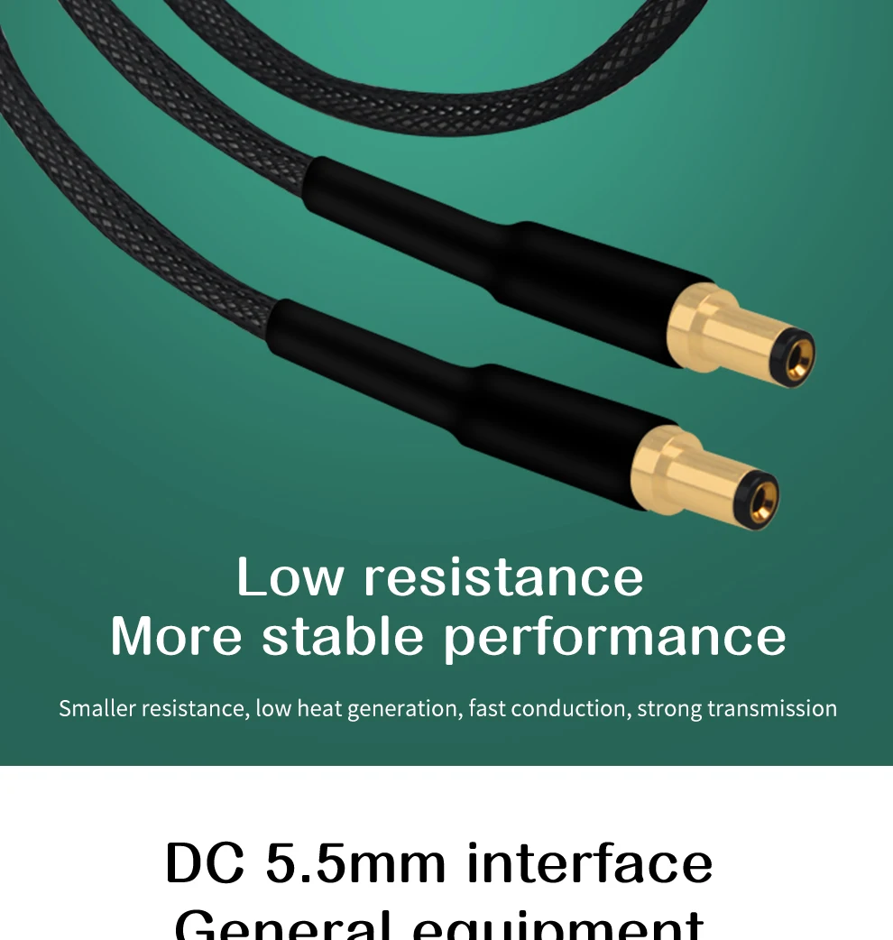 Высокоточный кабель питания постоянного тока OCC USB A-2.5mm/2 1 мм Hi-Fi выделенный