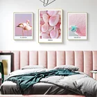 Животные картина маслом Фламинго современная картина Печать на холсте Абстрактная живопись поп-арт модульные картины без рамки