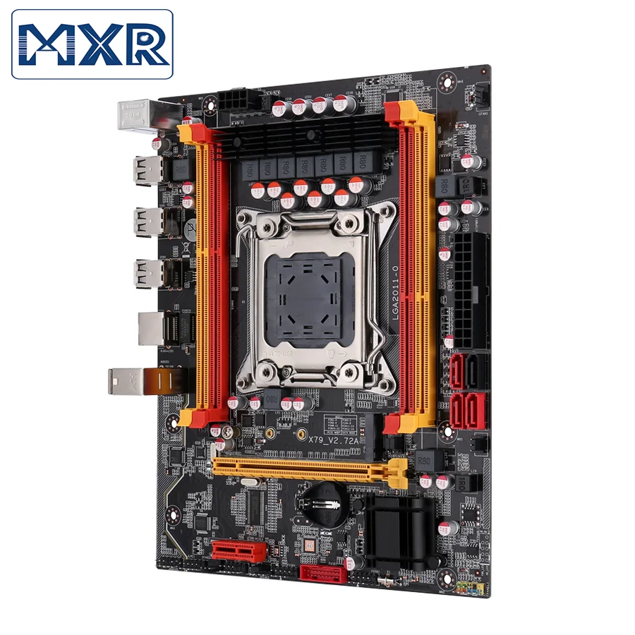 X79 Motherboard Combo LGA 2011 with XEON E5 2620 V2 16GB (4*4G) DDR3 1333 REG ECC RAM Memory kit set NVME SATA3.0 Server | Компьютеры и