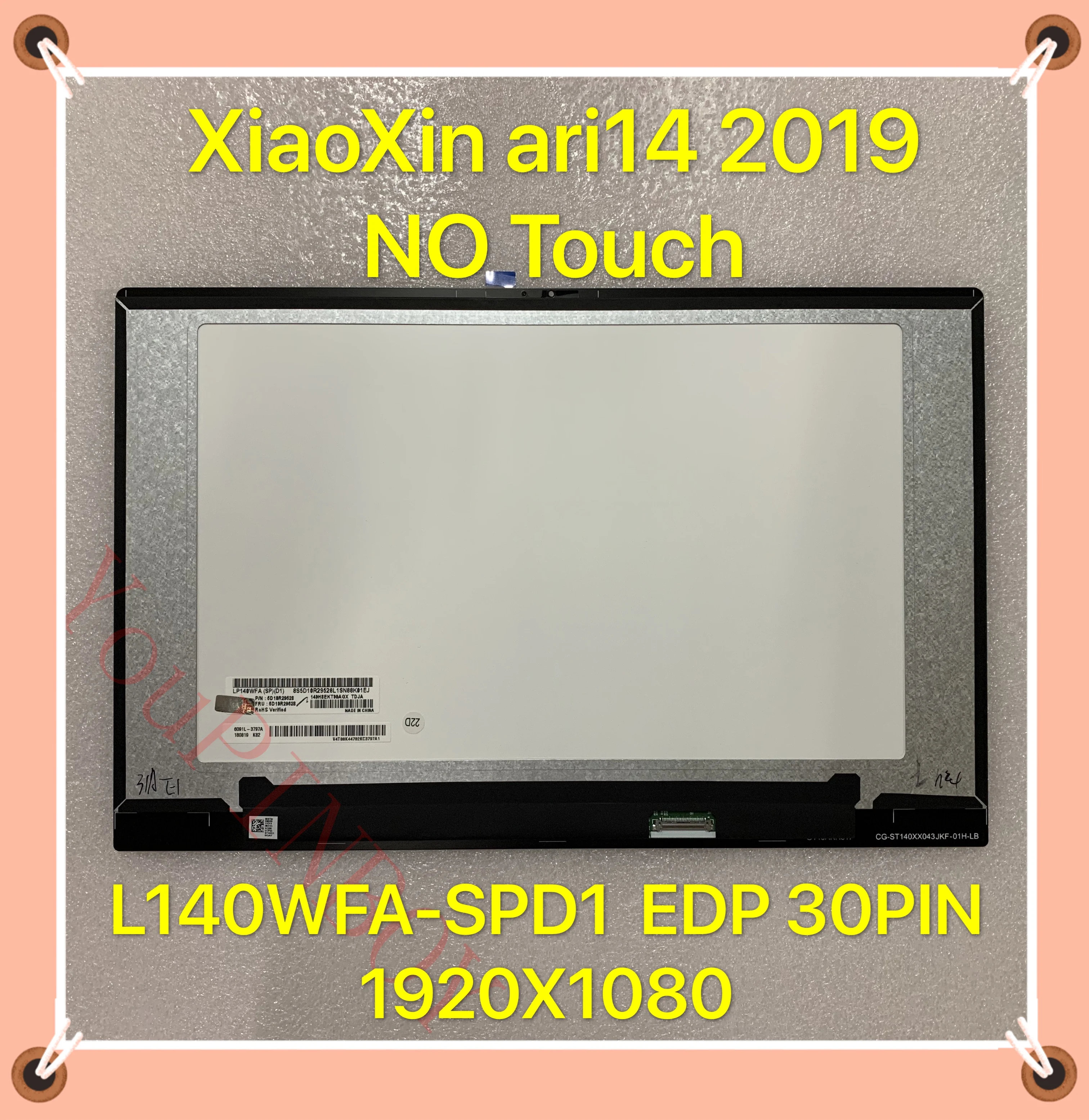 Оригинальный светодиодный ЖК-экран 14 0 дюйма для Lenovo xiaoxin ari14 ari ЖК-дисплей EDP 30PIN