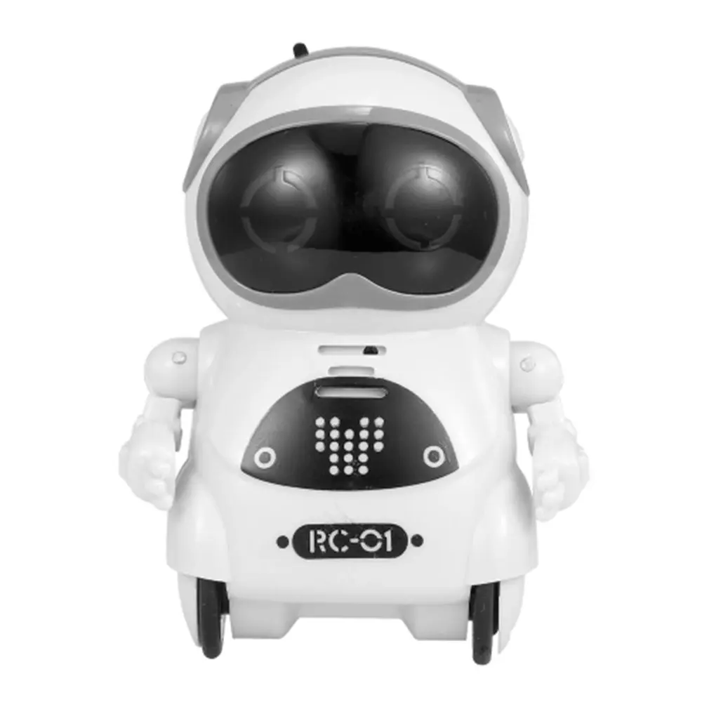 Intelligent Mini Pocket Robot Walk Music Dance Light Voice Recognition Conversation Repeat Smart Kids Toy Interactive | Электроника