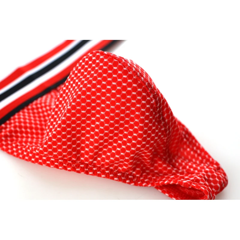 Мужские трусы бикини AIIOU черные танга стринги с карманом U образные выпуклые