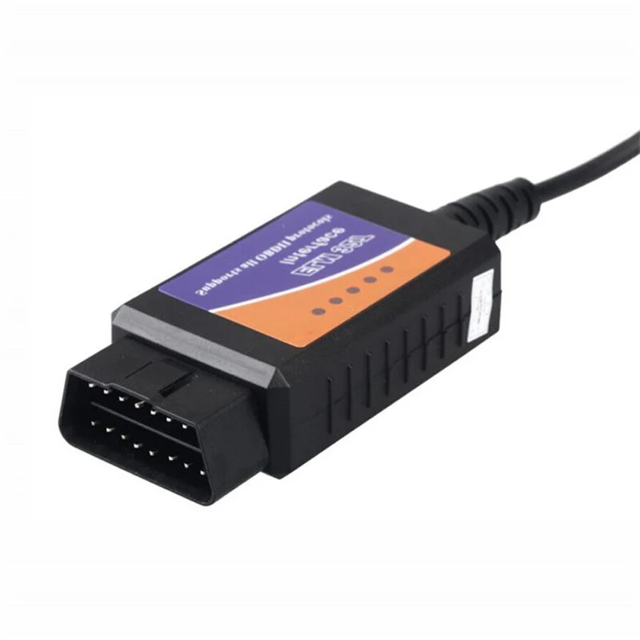 Автомобильный диагностический инструмент OBD2 ELM327 считыватель кодов USB 327