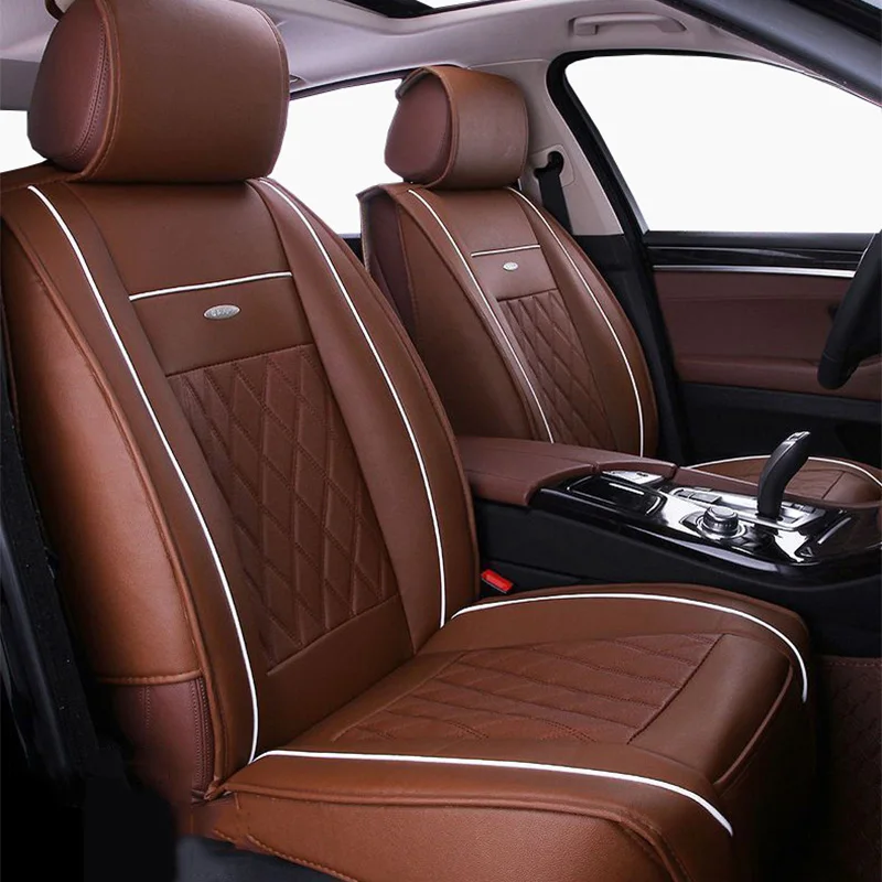 

Кожаный чехол на автомобильное сиденье для Honda всех моделей civic fit accord CRV XRV Odyssey Jazz City crosstour crider