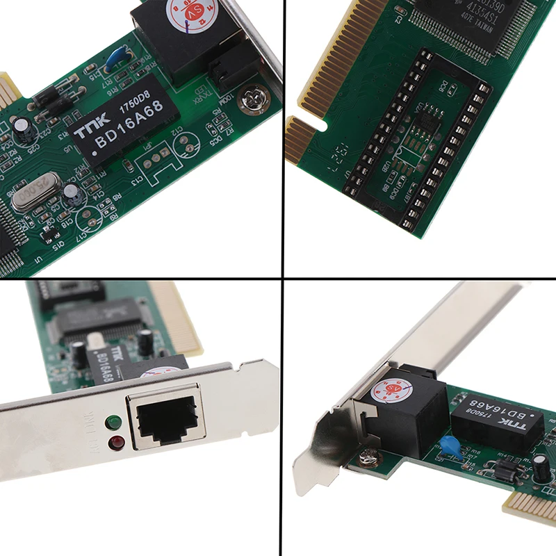 1 шт. PCI RTL8139D 10/100M 10/100 Мбит/с RJ45 Ethernet Сетевая Lan-карта сетевая PCI-карта | Компьютеры и