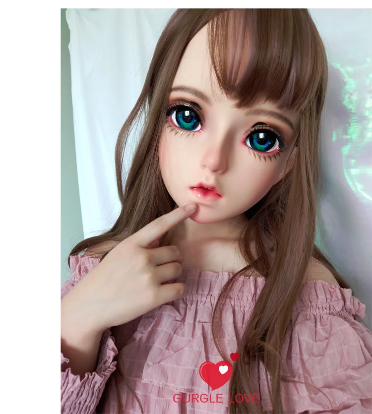 (Mi) Девочка милая девочка каучуковая полуголова кигуру mi BJD глаза Трансвестит косплей японский аниме ролевая ккула Лолита маска Drag Queen