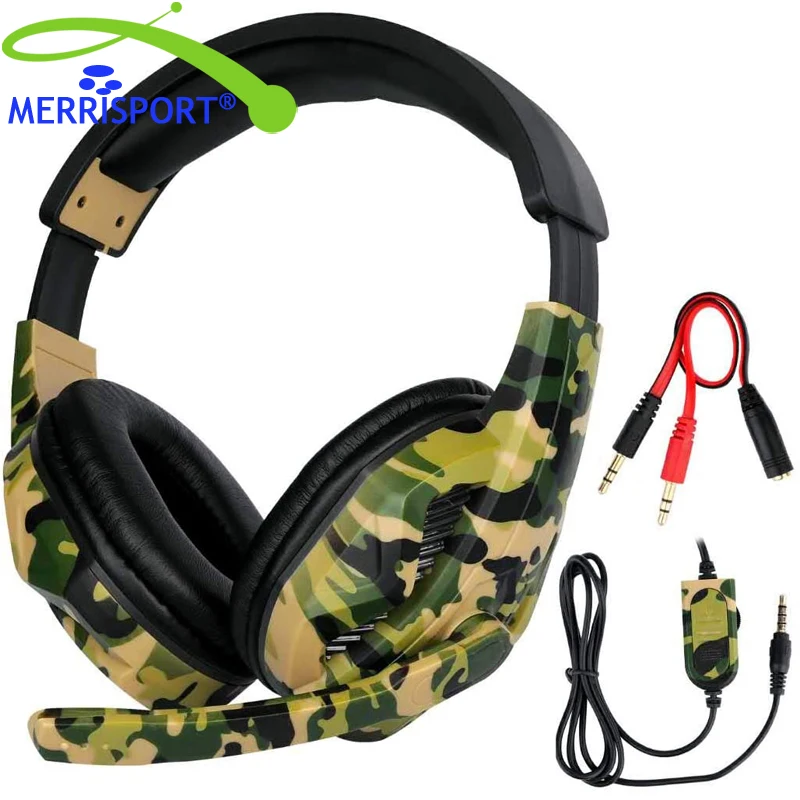 Проводная игровая гарнитура 3 5 мм стерео шумоизоляционные наушники с микрофоном