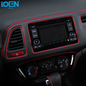 Car Styling 5M/pcs Universal Flexible Car Interior Decoration Moulding Trim Strips Car Central Control and Door Decoration Strip