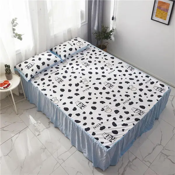 1 шт. простыня для кровати King Queen Size хлопковые простыни с принтом плоский лист