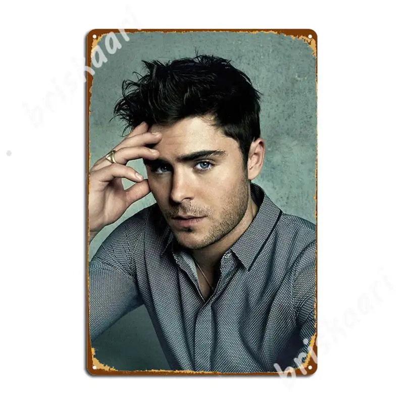 Zac Efron лучшие обои металлические знаки настенная табличка печатный паб кинотеатр