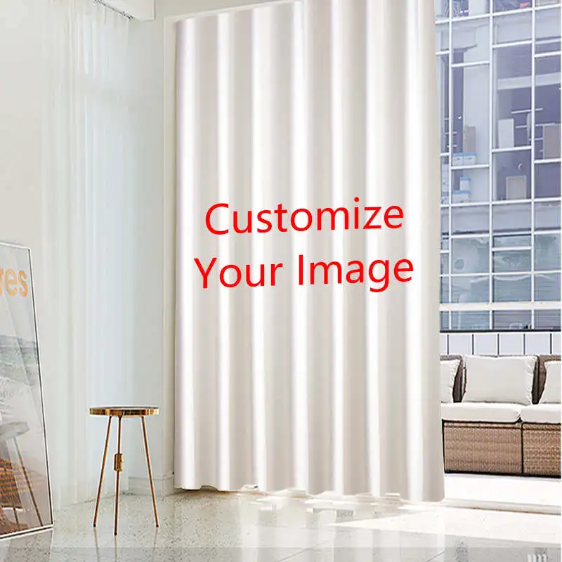 

Customized Photo Window Curtains For Living Room Nylon Fabric Modern Home Decorative For Boys Girls Room Curtains Window Drape