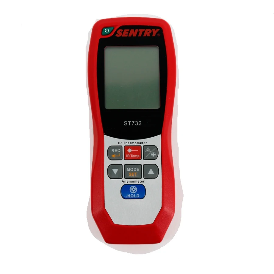 

SENTRY ST-732 Thermo-Anemometer ST732 Simultaneous Display of Air Velocity Plus Ambient Temperatures,Sample Time Approx. 0.5 sec